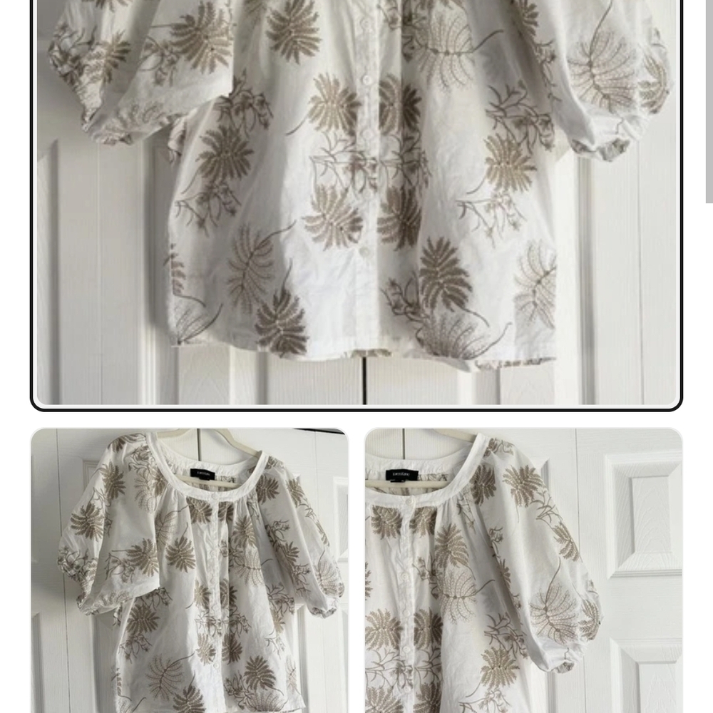 TWO! Yes TWO super Cute For Summer KAREN KANE blouses MED Excellent Condition.